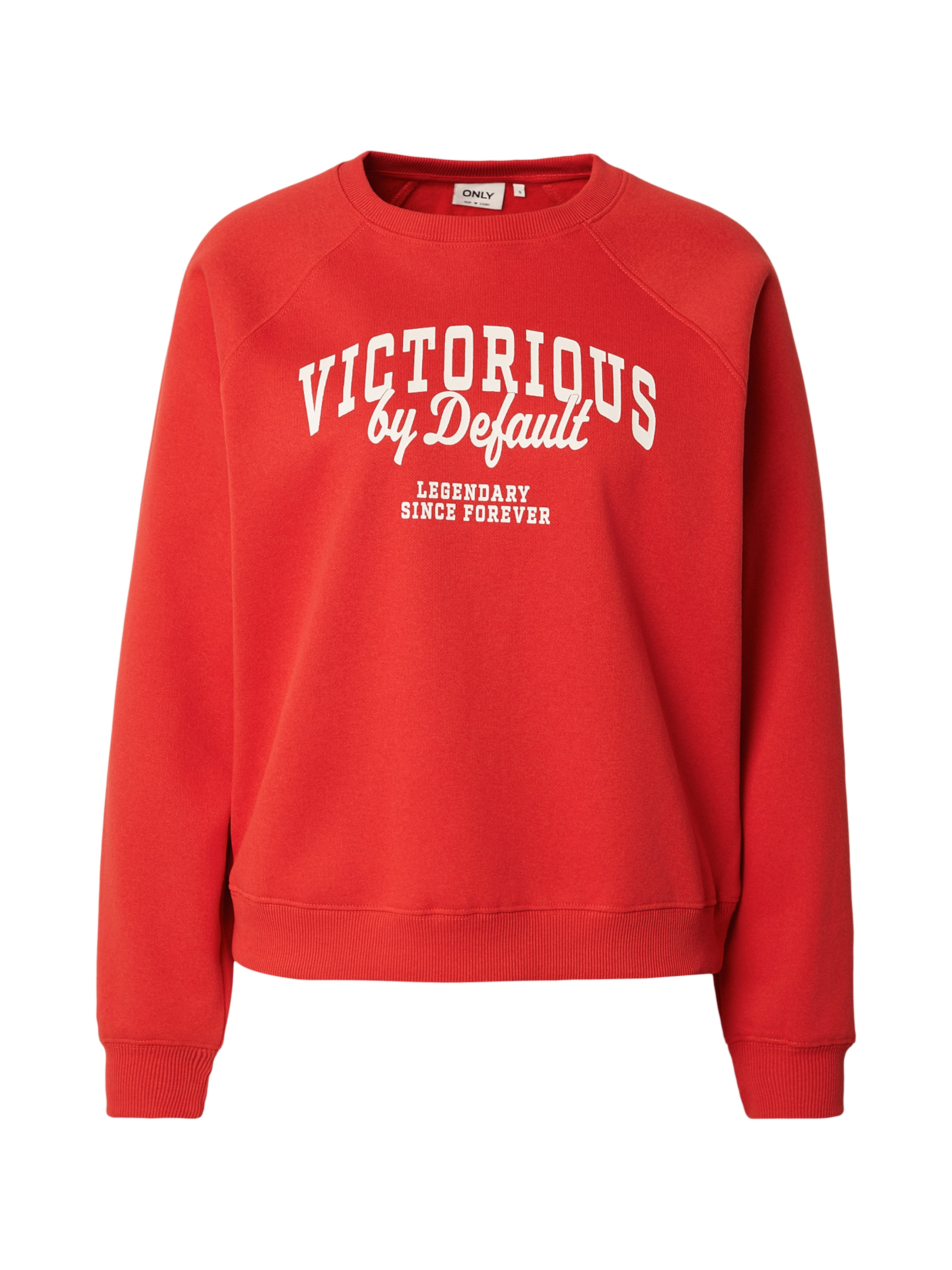 ONLY Μπλούζα φούτερ 'ONLVELLA' σε κόκκινο: μπροστά