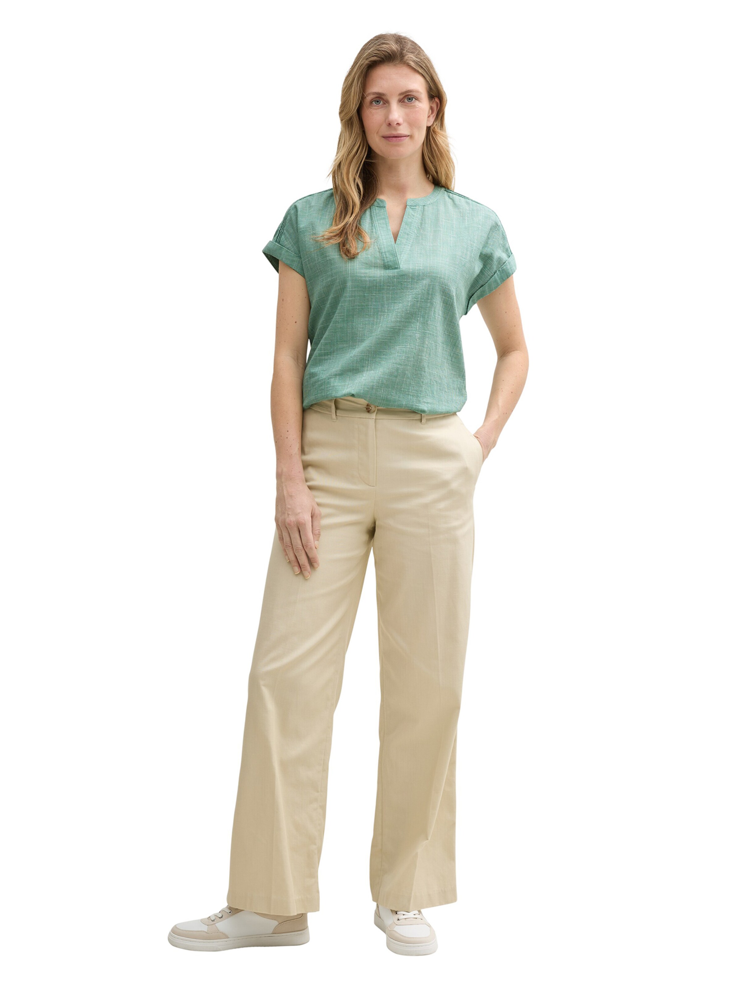 Chemisier TOM TAILOR en vert