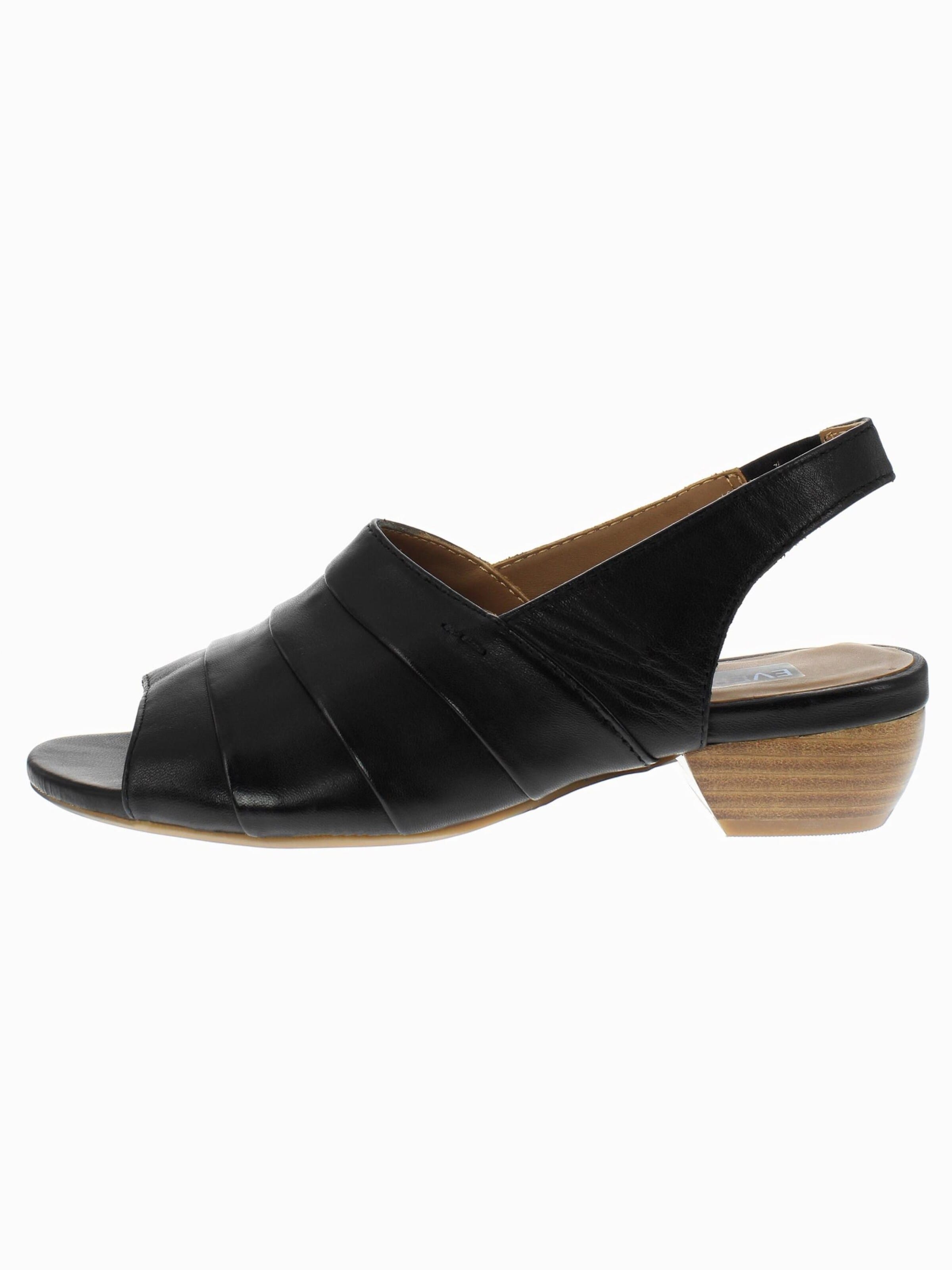 Everybody Slingback Pumps 'JOLINE - sommerlich elegante Sandale aus Leder' in 34 in Black, Item view