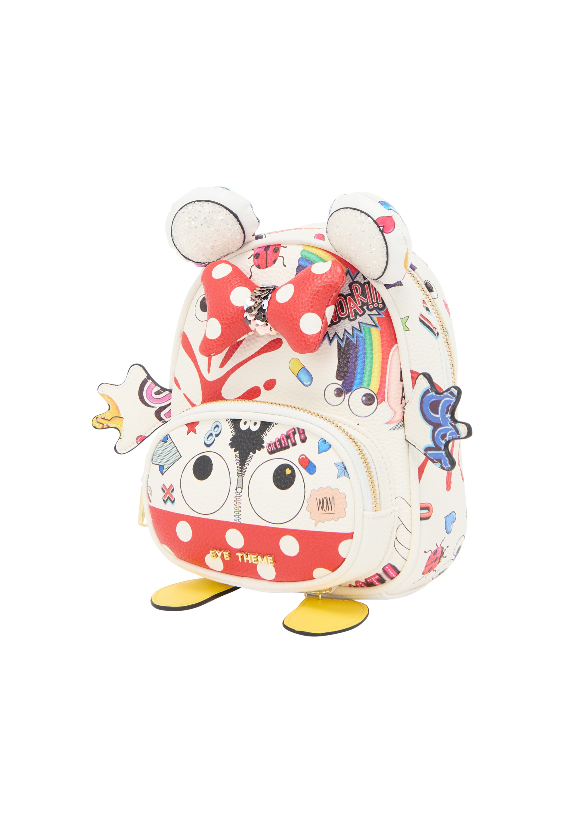 MYMO Batoh 'Pop Eyetheme' - Béžová