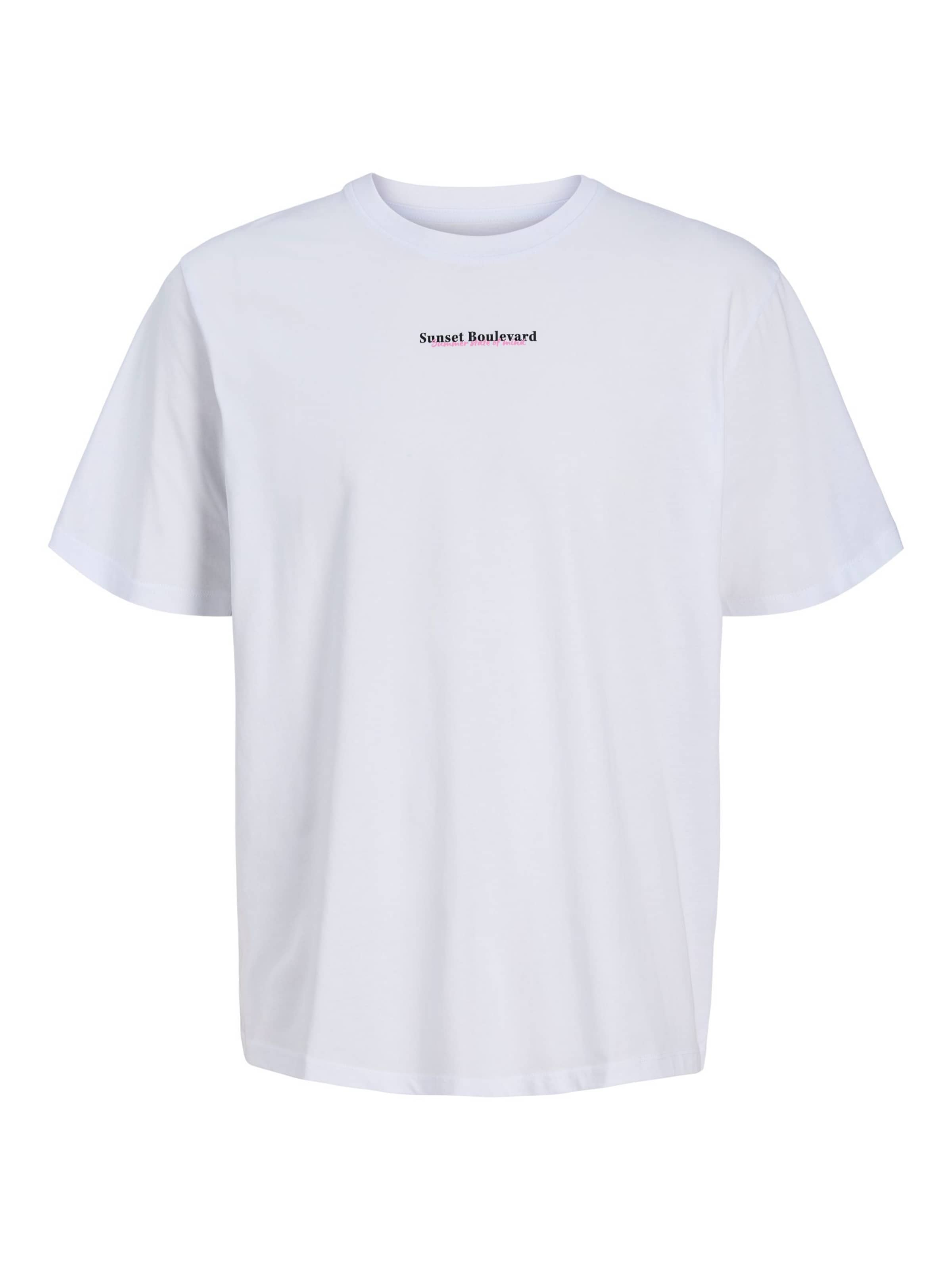 T-Shirt Jack & Jones Junior en blanc : devant