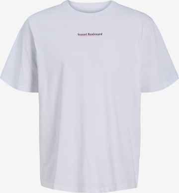 T-Shirt Jack & Jones Junior en blanc : devant