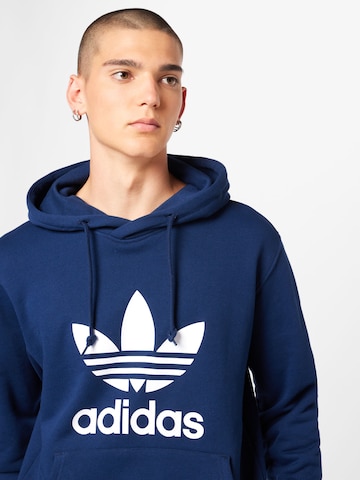 ADIDAS ORIGINALS Sweatshirt 'Adicolor Classics Trefoil' in Blauw