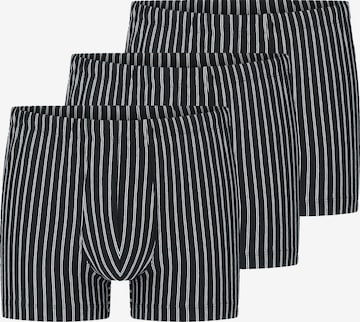 SCHIESSER Boxershorts '95/5 Essentials Organic Cotton' in Zwart: voorkant