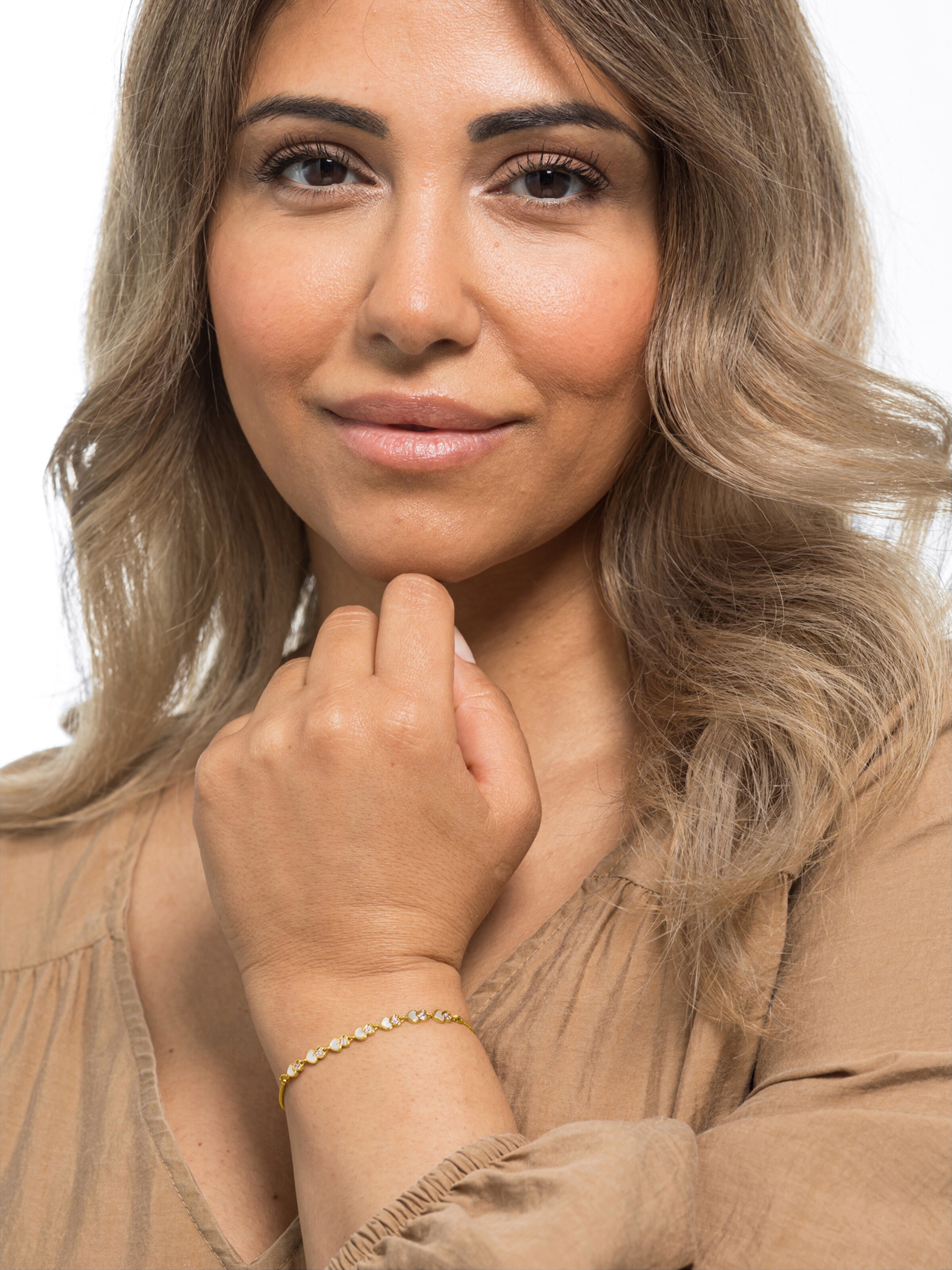 Heideman Bracelet 'Alea' in Gold: front