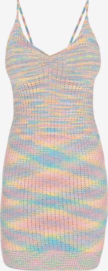 Rochie tricotat 'Spring Summer' MYMO pe albastru deschis / galben pastel / mov lavandă / roz, Vizualizare produs