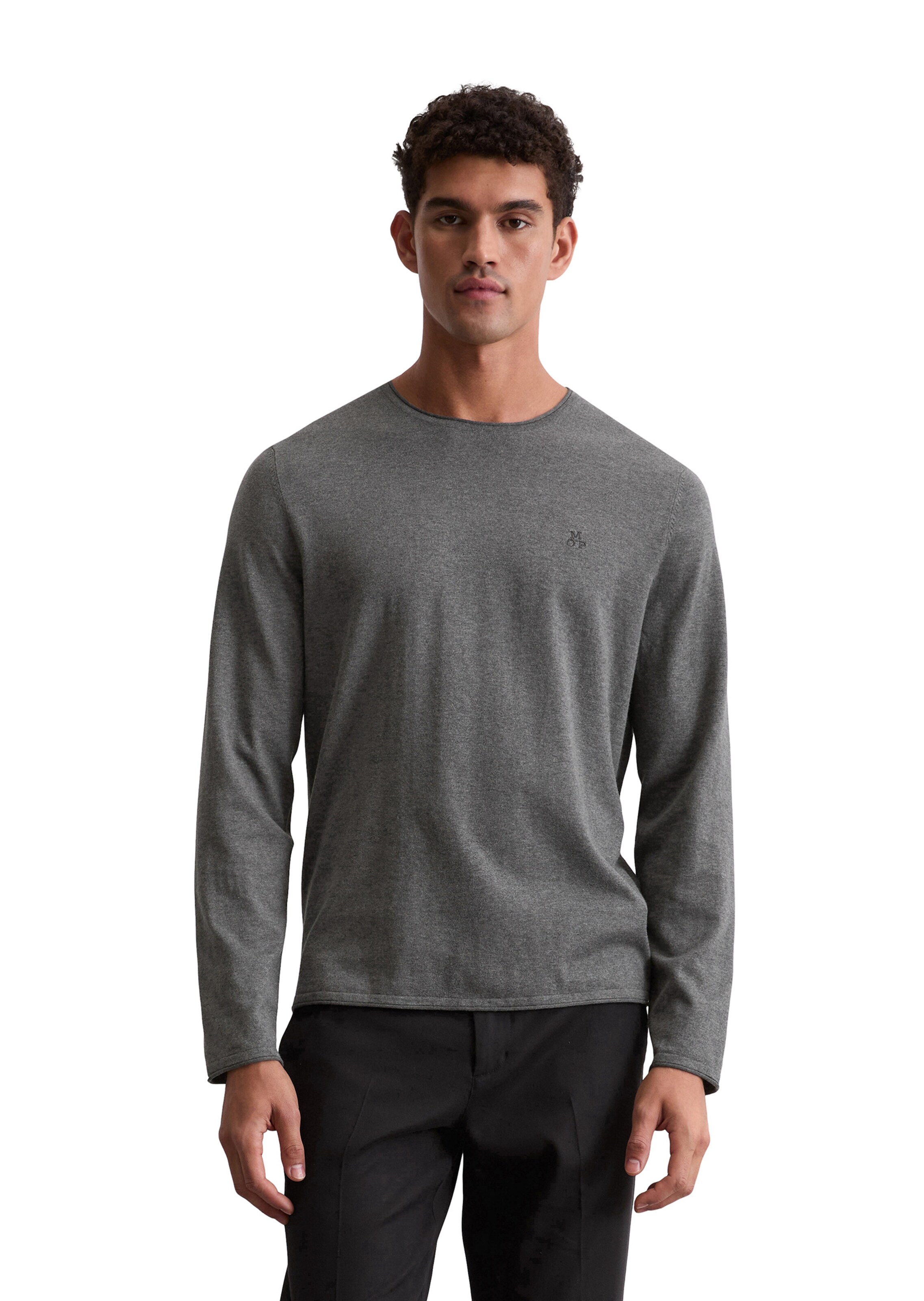 Marc O'Polo Sweater in Grey: front
