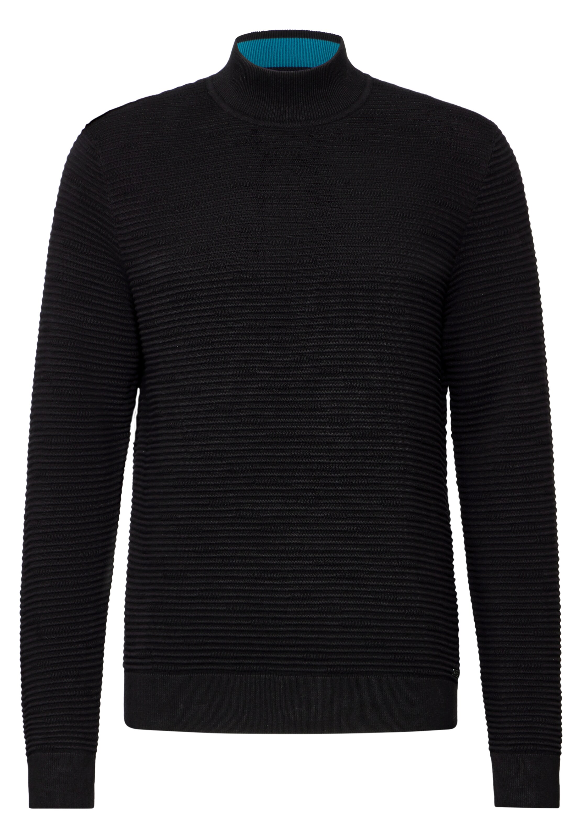Street One MEN Pullover in Schwarz: Vorderseite
