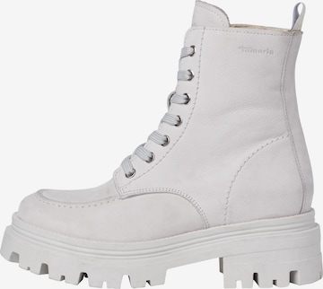 TAMARIS Lace-Up Ankle Boots in Grey