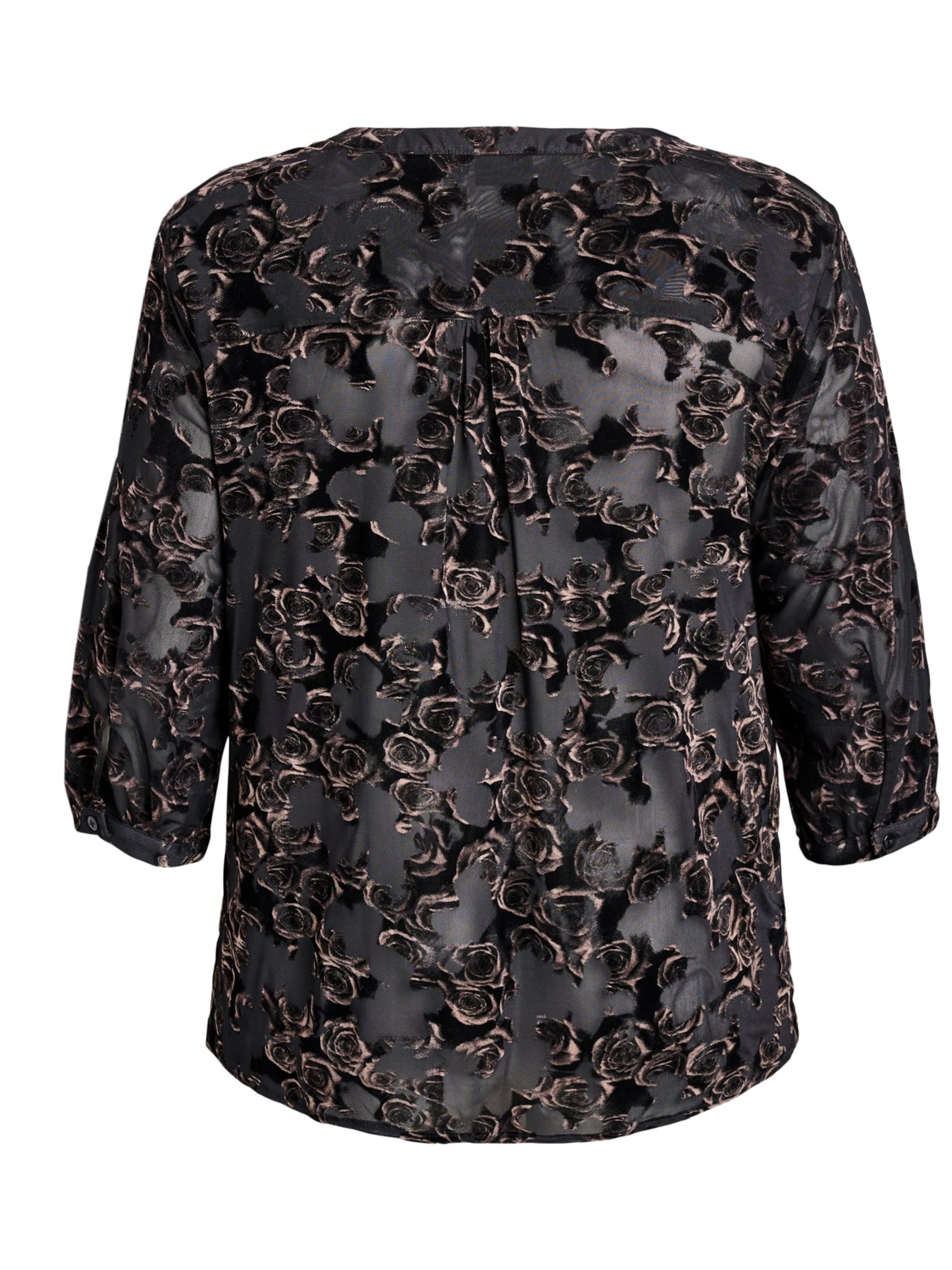 Zizzi Blouse 'Eselma' in Black