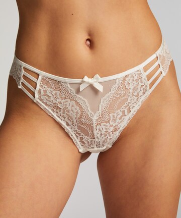 Slip 'Belle' Hunkemöller en blanc : devant