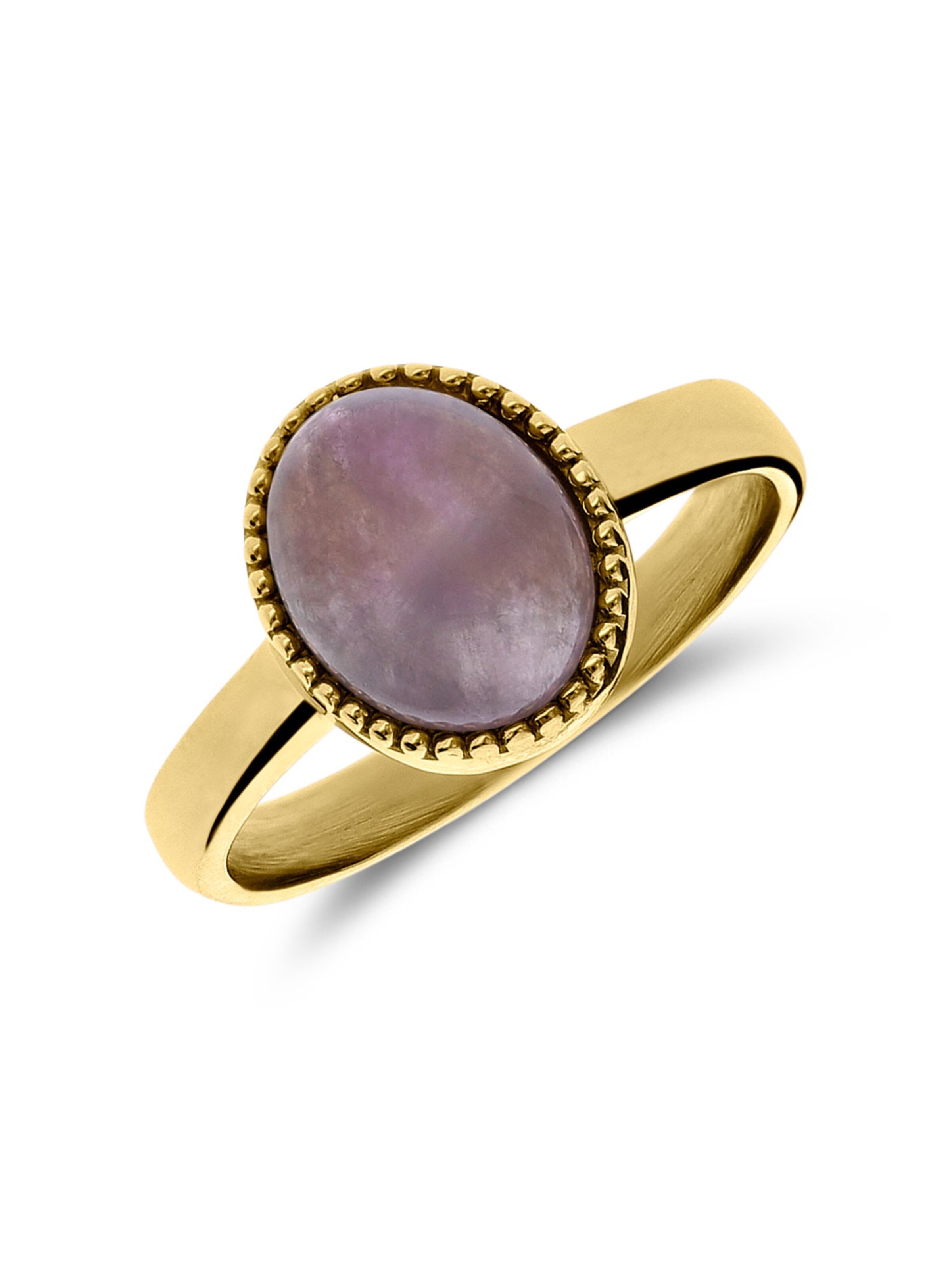 Lucardi Ring in Gold: Vorderseite