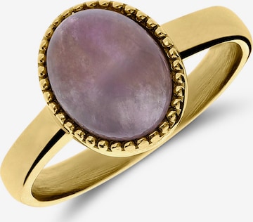 Lucardi Ring in Gold: Vorderseite