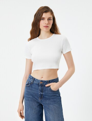 Koton Shirt in Wit: voorkant
