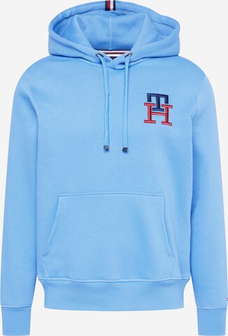 Sweat-shirt TOMMY HILFIGER en bleu : devant