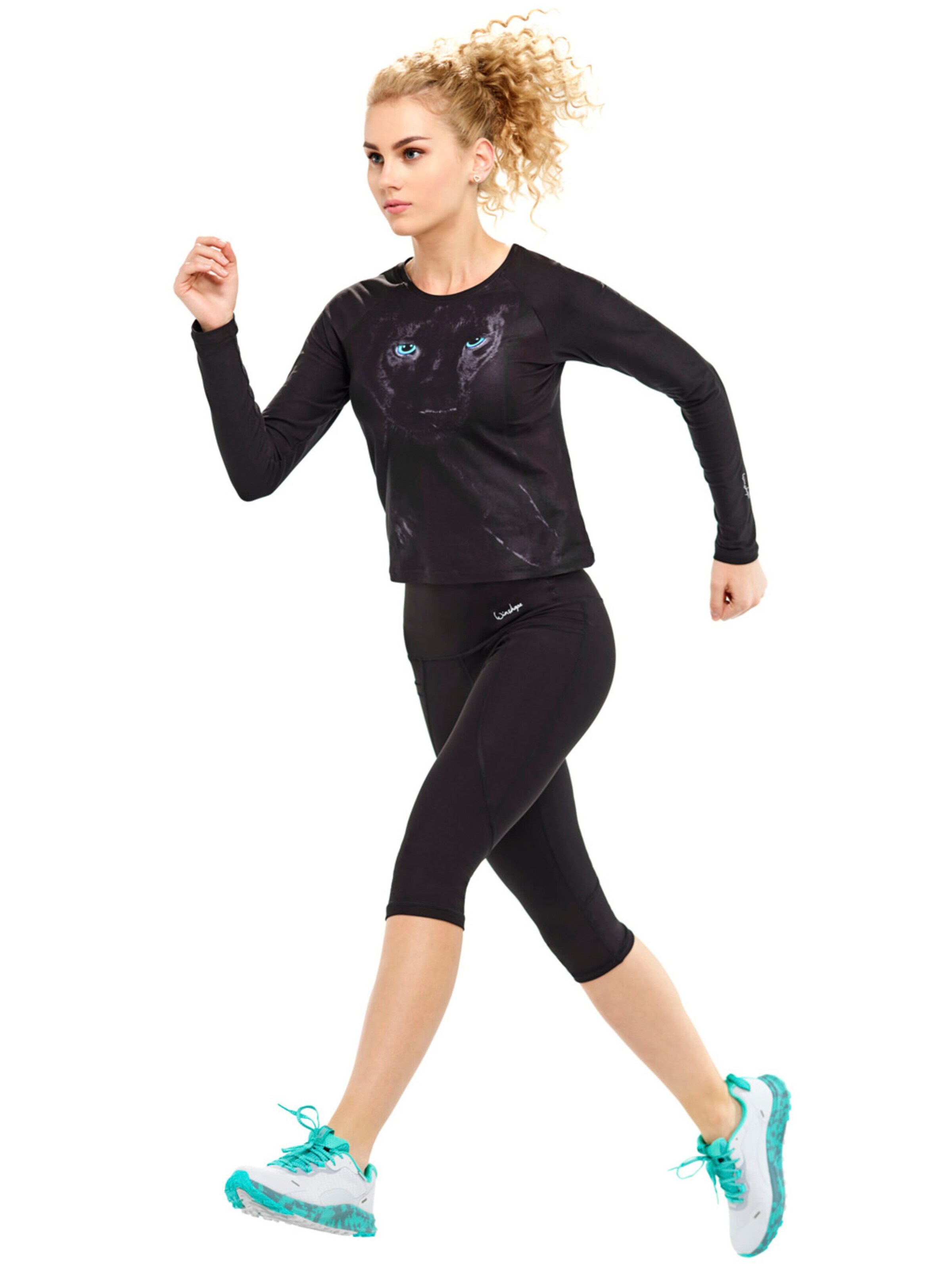 Winshape - Camisa funcionais 'AET119LS' em preto