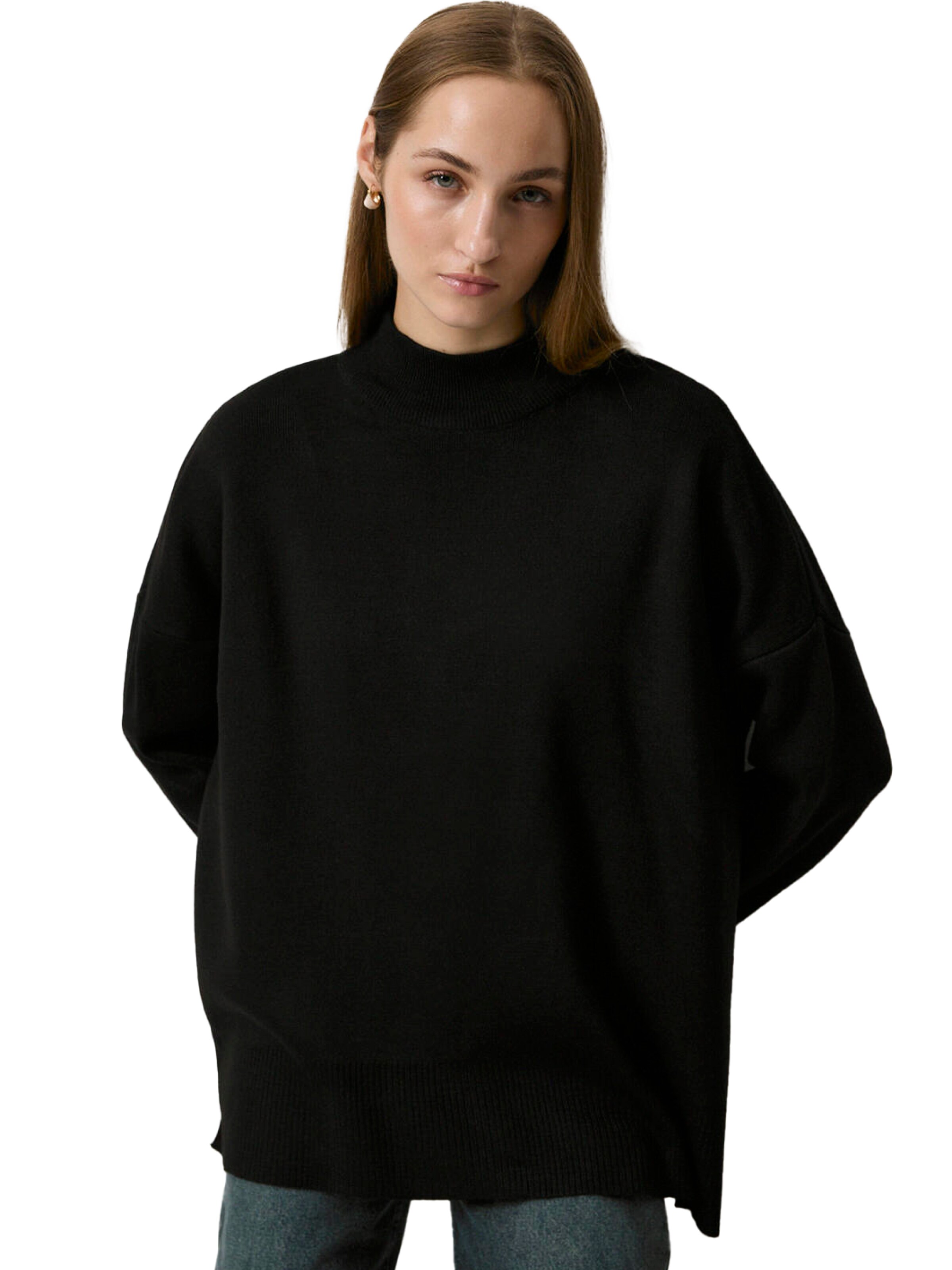 Touche Prive Sweater in Black: front