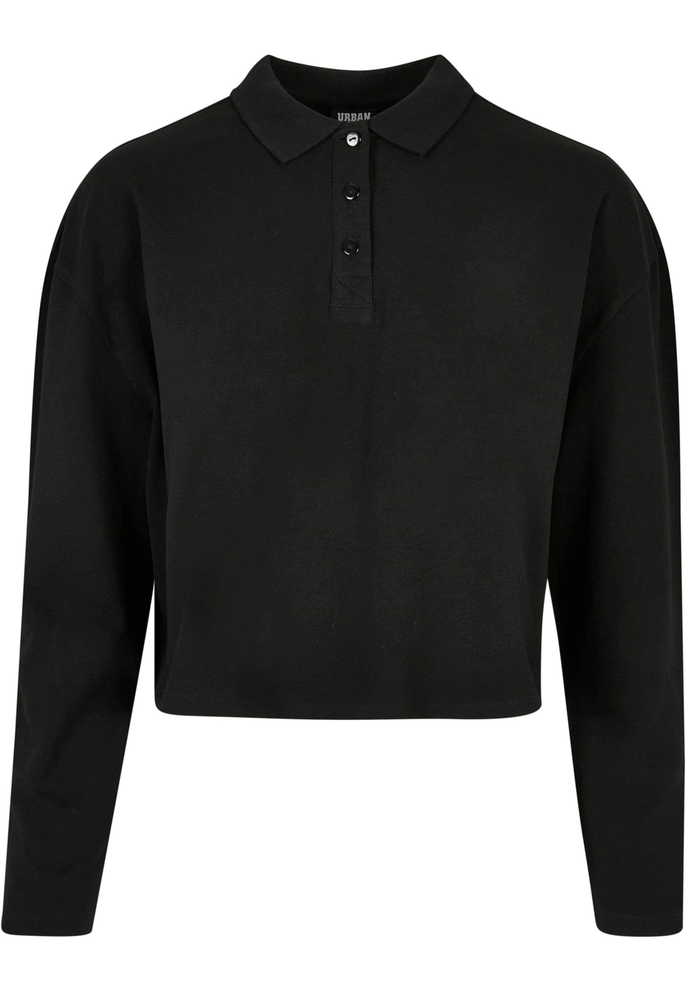 Urban Classics Poloshirt in Schwarz: Vorderseite