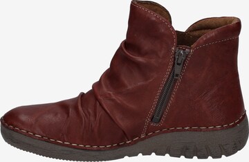 JOSEF SEIBEL Ankle Boots in Red: front