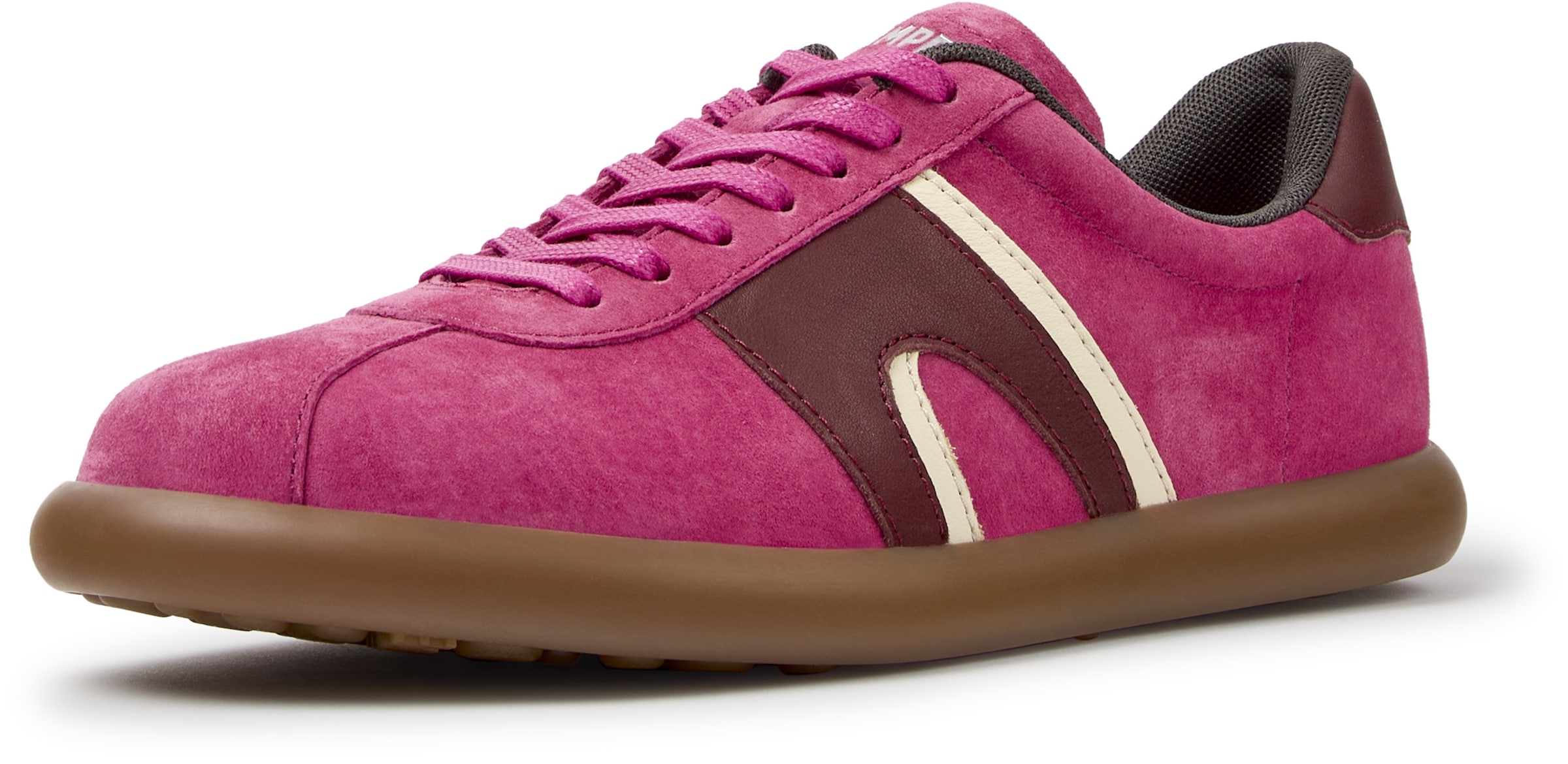 CAMPER - Sapatilhas baixas ' Pelotas Soller ' em rosa: frente