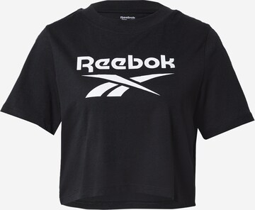 Reebok Shirt in Zwart: voorkant