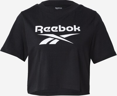Reebok Sport Shirt in schwarz / weiß, Produktansicht