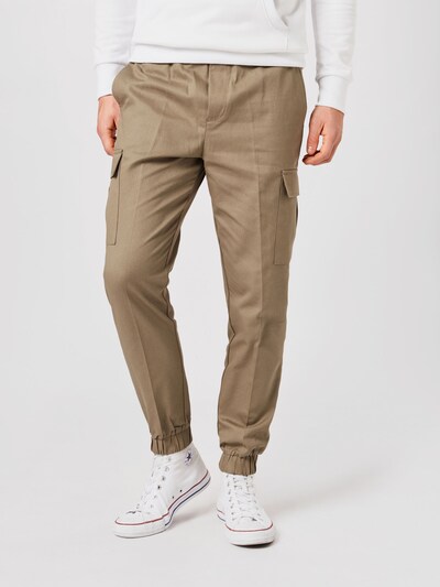 khaki BURTON MENSWEAR LONDON Cargo nadrágok, Modell nézet