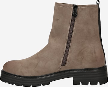 TOM TAILOR Ankle Boots in Grey