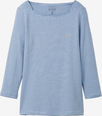 TOM TAILOR Shirt in Blauw: voorkant