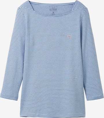 TOM TAILOR Shirt in Blauw: voorkant