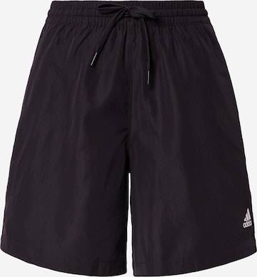 ADIDAS PERFORMANCE Sports trousers 'WVN LNGR SHORT' in Black: front