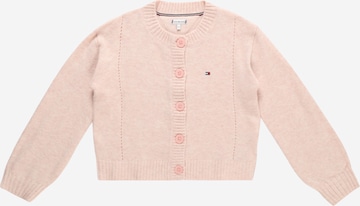 TOMMY HILFIGER Knit Cardigan in Pink: front