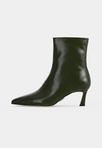 STEVE MADDEN Къси ботуши 'Lulah' в зелено: отпред