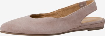 TAMARIS Ballerina in Beige: voorkant