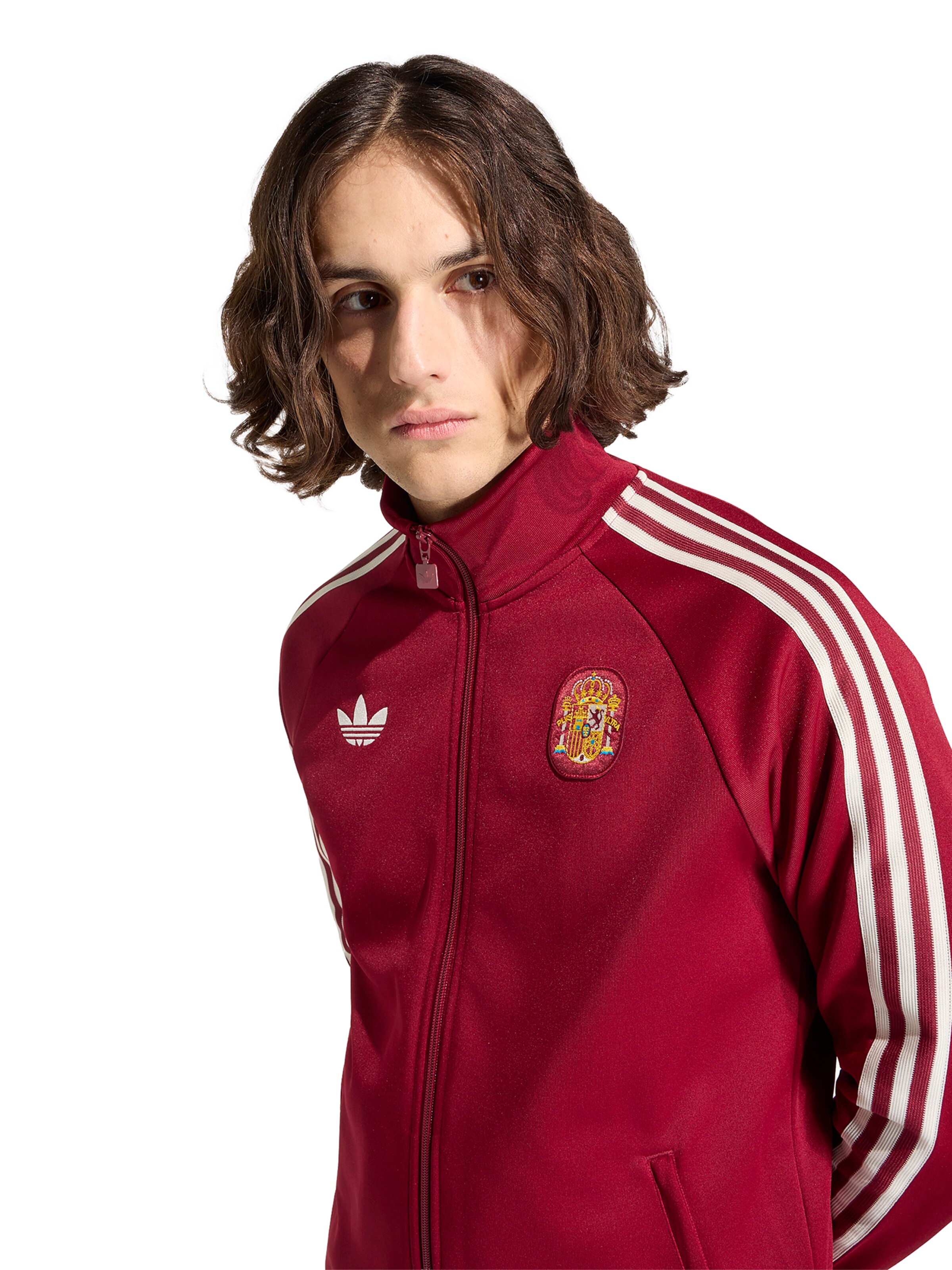 Bluză cu fermoar sport 'FEF OG' de la ADIDAS PERFORMANCE pe roșu