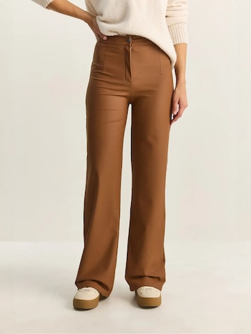 Wide Leg Pantalon Bianco Lucci en marron