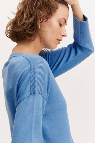 Fransa Strickpullover 'ALMA' in Blau