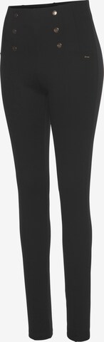 LASCANA Skinny Legginsy w kolorze czarny