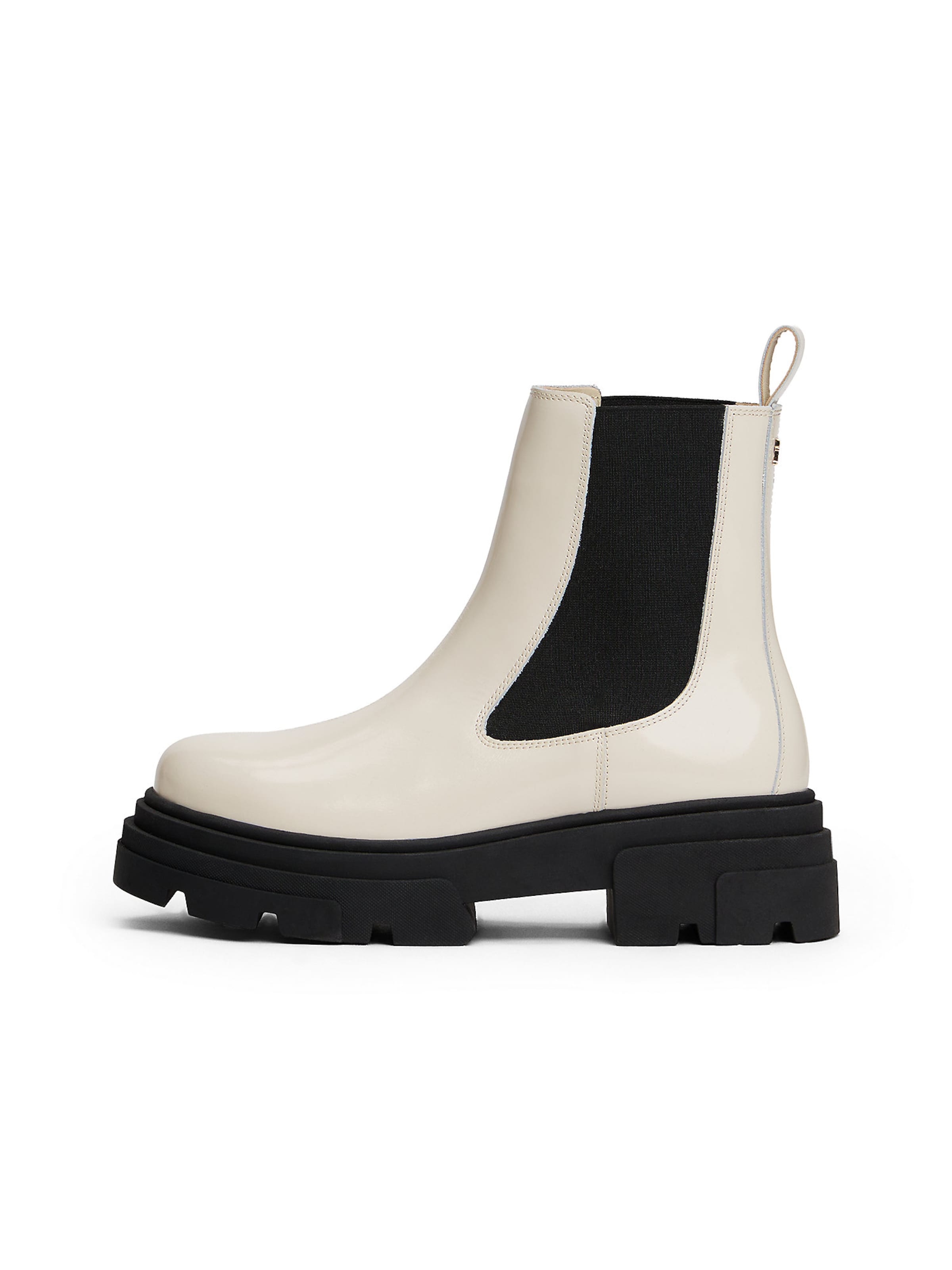 TOMMY HILFIGER Chelsea boots in White: front