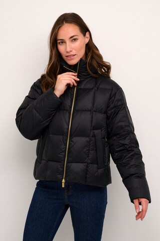 CULTURE Winter Jacket 'Aisha' in Black: front