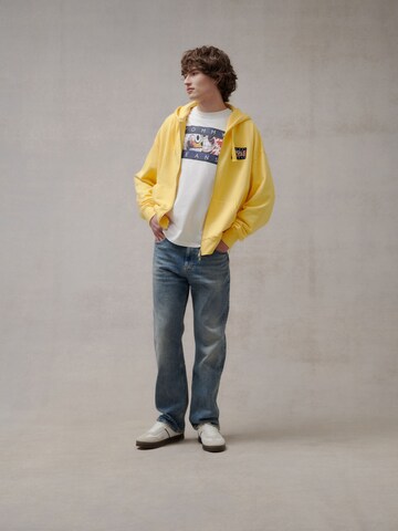 Tommy Jeans Sweatjakke i gul