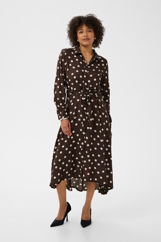 Kaffe Kjole 'KAoline' i brun: forside