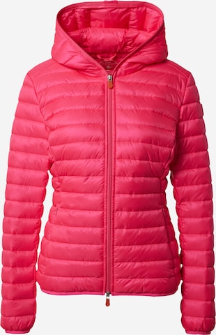 SAVE THE DUCK Between-Season Jacket 'KYLA' in Pink: front