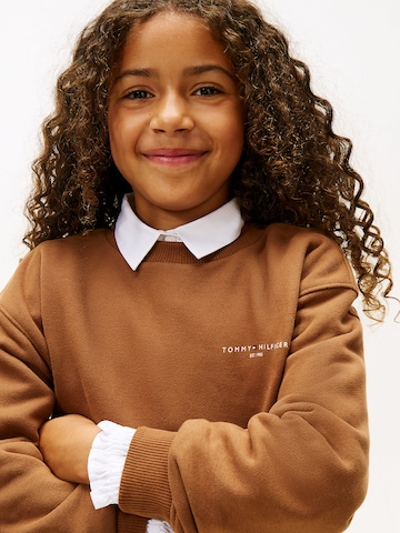 Sweat TOMMY HILFIGER en marron