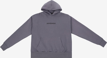 Sweat-shirt 'CRIME' Dropsize en gris : devant