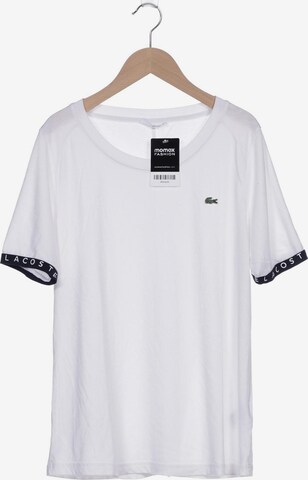 Lacoste Sport Top & Shirt in L in White: front