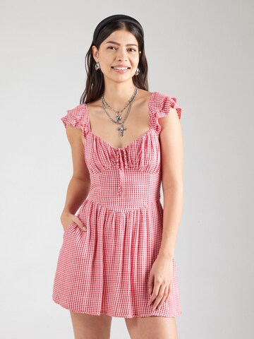 HOLLISTER Summer dress in Red: front