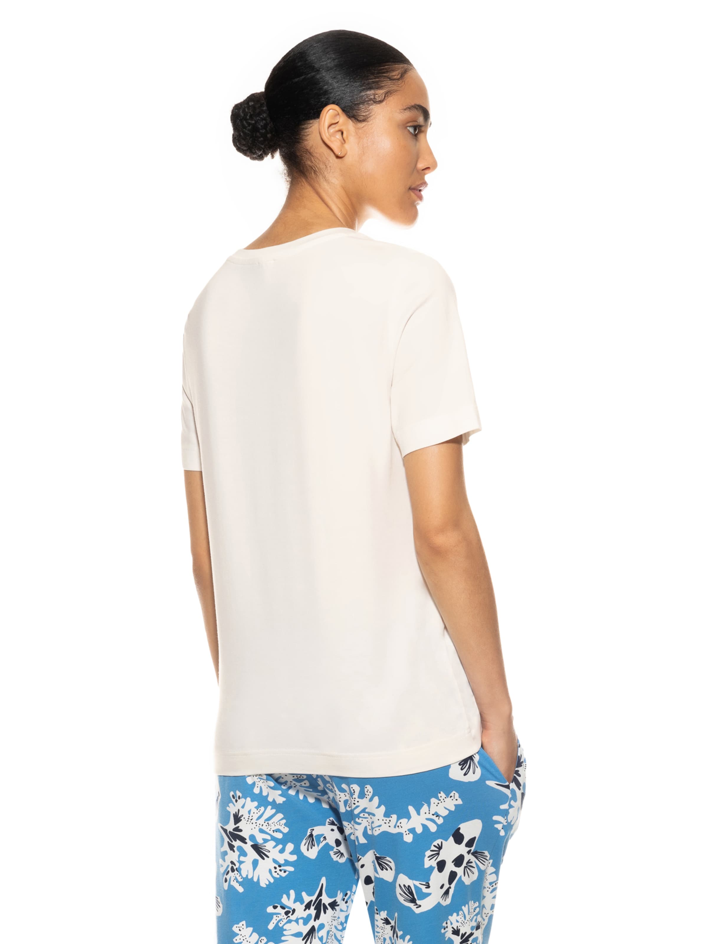 Mey Pajama shirt 'Tessie' in White