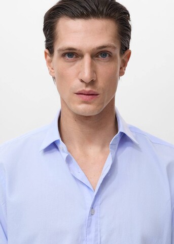 MANGO MAN Regular fit Button Up Shirt 'Play1' in Blue