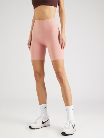 NIKE Skinny Sportbyxa 'ZENVY' i röd: framsida